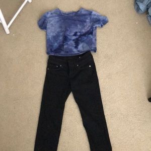 H&M Black Low Rise Skinny Jeans